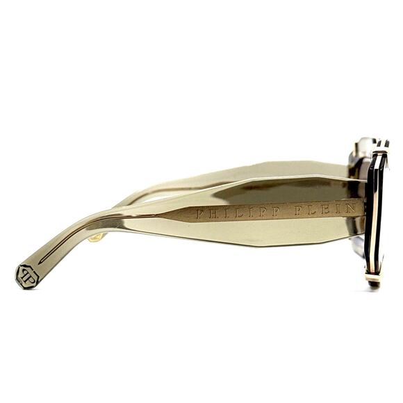 New! PHILIPP PLEIN Sunglasses Plein Supreme Star SPP098V Col.G61G, Authentic - Picture 4 of 13